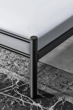 METAL KARYOLA, K70 SİYAH 90X190 METAL KARYOLA