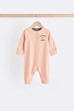 Next Baby Pamuklu Krem  Ayaksız  3 ' lü Tulum Set