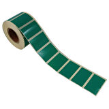 Renkli Zemin Baskılı Kuşe Rulo Etiket 50mm x 30mm 1000 Adet