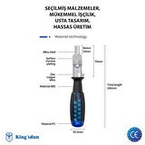 Kingsdun 10 u 1 Arada Circirli Çift Yönlü Tornavida Seti KS-840047
