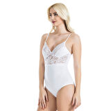 MARSiLYAN- İp Askılı Dantelli Kadın Body 334