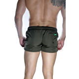 MODLİVE Erkek Yeşil Mini Mayo Short