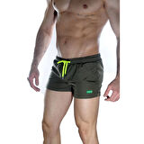MODLİVE Erkek Yeşil Mini Mayo Short