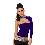 MARSiLYAN- B101432 Pul Payet Aksesuarlı Bluz
