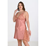 MARSiLYAN- Büyük Beden Bakır Gecelik  2109