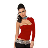 MARSiLYAN- B101432 Pul Payet Aksesuarlı Bluz