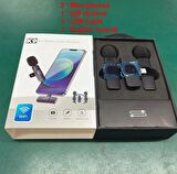 K9 iPhone için Lightning Kablosuz Tak Çalıştır Yaka Mikrofonu