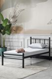METAL KARYOLA, K90 SİYAH 90X190 METAL KARYOLA