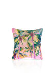 Paradise Palms Renkli Tropikal Ağaç Desenli Kırlent Kılıfı – 43x43cm