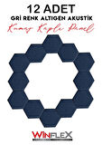 ALTIGEN AKUSTİK KUMAŞ KAPLI PANEL 12 ADET - (17x20CM)