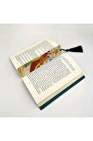 Şemsiyeli Kız Baskılı, Püsküllü Kitap Ayracı (hediyelik Bookmark,ayraç-112)