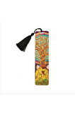 Yaşam Ağacı Baskılı, Püsküllü Kitap Ayracı (hediyelik Bookmark,ayraç-122)