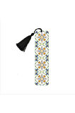 Italyan Desen Baskılı, Püsküllü Kitap Ayracı(hediyelik Bookmark,ayraç-132