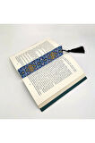 Rumi Desen Baskılı, Püsküllü Kitap Ayracı (hediyelik Bookmark,ayraç-138)