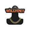 KEDİ- KÖPEK KÜÇÜK IRK SARI ZİNCİR KOLYE 27 CM