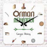 Orman Mühendisine Hediye Ahşap Saat 33cm KA01-1029