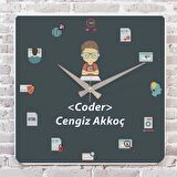 Codera Hediye Ahşap Saat 33cm KA01-1109