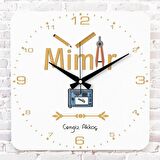 Mimara Hediye Ahşap Saat 33cm KA01-1235