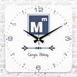 Muhasebeci & Mali Müşavire Hediye Ahşap Saat 33cm KA01-1237