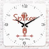 Spikere Hediye Ahşap Saat 33cm KA01-1251