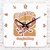 Yengeç Burcuna Hediye Ahşap Saat 33cm KA01-1519