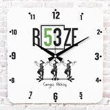 Rizeli’ye Hediye Ahşap Saat 33cm KA01-1639