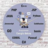 Codera Hediye Ahşap Saat 33cm  KA02-1112