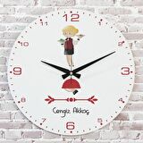 Garsona Hediye Ahşap Saat 33cm  KA02-1143