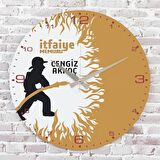 İftaiyeciye Hediye Ahşap Saat 33cm  KA02-1164
