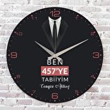 Memura Hediye Ahşap Saat 33cm  KA02-1231
