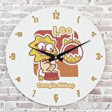 Aslan Burcuna Hediye Ahşap Saat 33cm  KA02-1505