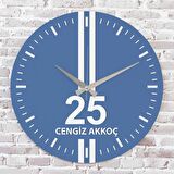 Mavi & Beyaz Erzurumlulara Hediye Saat 33cm  KA02-1571