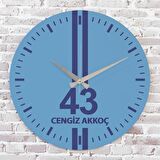 Lacivert & Mavi Kütahyalılara Hediye Saat 33cm  KA02-1593