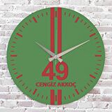 Yeşil & Kırmızı Muşlulara Hediye Saat 33cm  KA02-1600