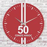 Kırmızı & Beyaz Nevşehirlilere Hediye Saat 33cm  KA02-1601