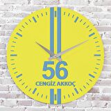 Sarı & Mavi Siirtlilere Hediye Saat 33cm  KA02-1607