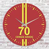 Sarı & Kırmızı Karamanlılara Hediye Saat 33cm  KA02-1621