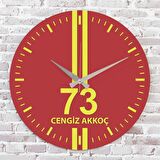 Sarı & Kırmızı Şırnaklılara Hediye Saat 33cm  KA02-1624
