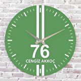 Yeşil & Beyaz Iğdırlılara Hediye Saat 33cm  KA02-1627