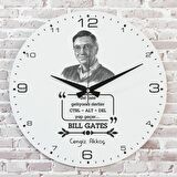 Kişiye Özel Ctrl Alt Del Tasarımlı Hediye Saat 33cm  KA02-1718