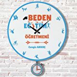 Beden Eğitimi Öğretmenine Hediye Sallanan Sarkaçlı Saat KA07-1053