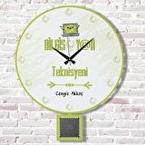 Bilgisayar Teknisyenine Hediye Sallanan Sarkaçlı Saat KA07-1059