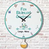 Fen Bilimleri Öğretmenine Hediye Sallanan Sarkaçlı Saat KA07-1123
