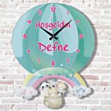 Kişiye Özel Çocuk Odası Hediye Sallanan Sarkaçlı Saat KA07-1395