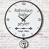 Kişiye Özel Kahrolsun Bağzı Şeyler Hediye Sallanan Sarkaçlı Saat KA07-1521