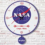Kişiye Özel Nasa Hediye Sallanan Sarkaçlı Saat KA07-1576
