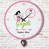 Kişiye Özel Yılın Güzeline Hediye Sallanan Sarkaçlı Saat KA07-1666
