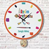 Resim Öğretmenine Hediye Sallanan Sarkaçlı Saat KA07-1767
