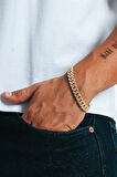 10mm Iced Out Cuban Chain Erkek Bileklik KA1378AL