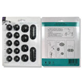 BAKGELAL 16 Parça Telefon Bilgisayar Kablo Düzenleyici Set